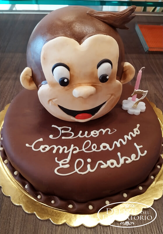 Torta Compleanno Bambina Con La Scimmietta George 03