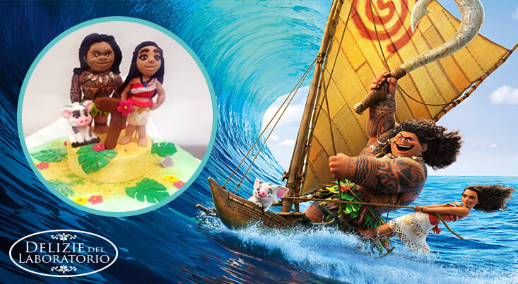 Torta in Pasta di Zucchero Milano: il Film Disney Oceania Torta in Pasta di Zucchero Milano: il Film Disney Oceania